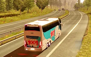 US Smart Coach Bus 3D: Free Driving Bus Games Screenshot 1