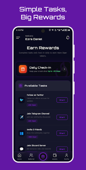 DiperBit - Digital Mining Hub Screenshot 2