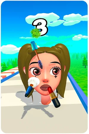 Beauty Dash: Make Up 3D Runner Screenshot 3