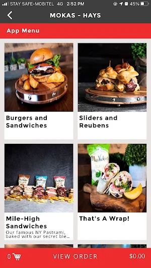 Mokas Cafe Mobile Ordering Screenshot 2