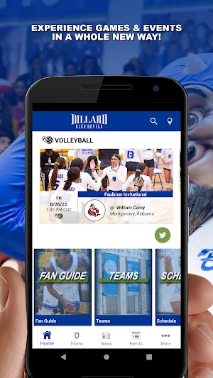 Dillard Bleu Devil Experience Screenshot 0