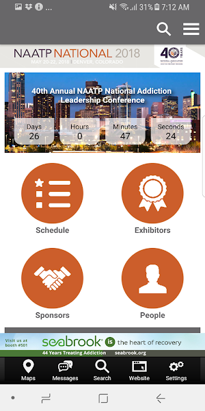 NAATP Events and Trainings Screenshot 2