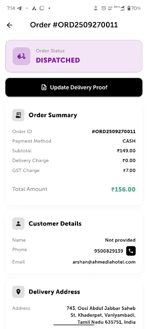 Ahmedia Delivery Screenshot 2