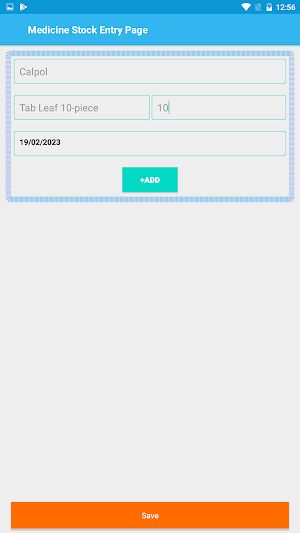 Medicine Stock Tracker Screenshot 2