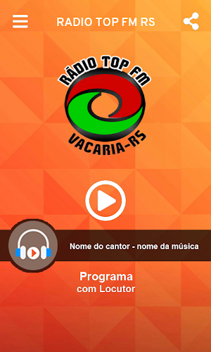 RÁDIO TOP FM RS Screenshot 1