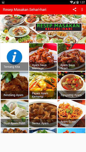 Resep Masakan Sehari-hari Screenshot 1