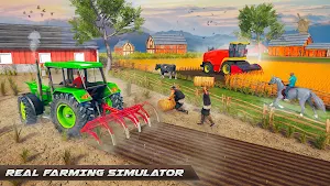 Real Tractor Farming -New Tractor Driving Sim 2021 screenshot 1