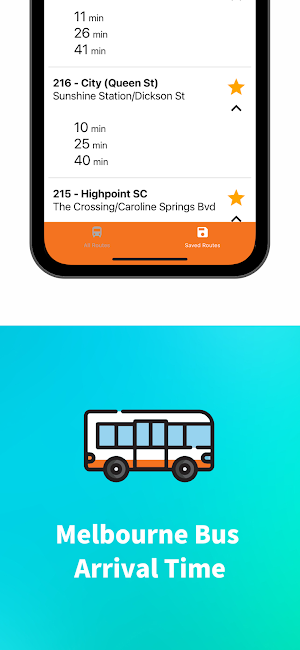 Melbourne Bus Arrival Time Screenshot 3
