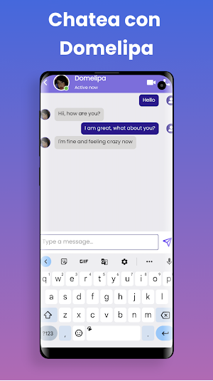 Domelipa Fake Video Call, Chat Screenshot 3