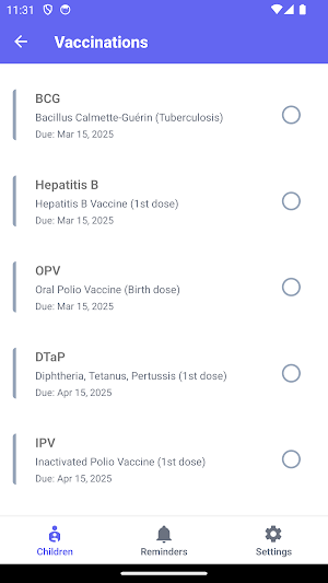 Child Growth Tracker Screenshot 3