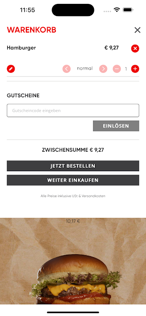Burgerlino Screenshot 2
