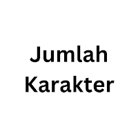 Penghitung Jumlah Karakter