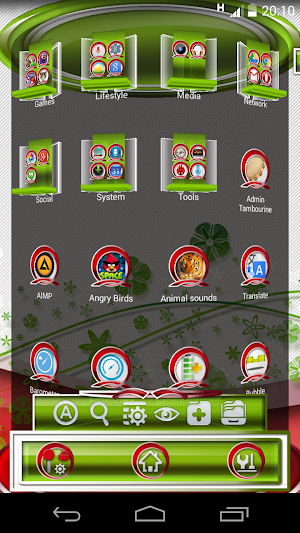 GreenLi 3D theme Next Launcher Screenshot 1