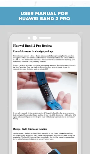 Huawei Band 2 Pro Hint Screenshot 2