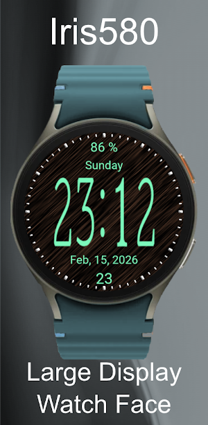 Iris580 Large Display Watch Screenshot 3