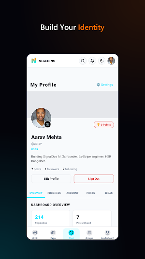 Negeinno - Founder Network Screenshot 1