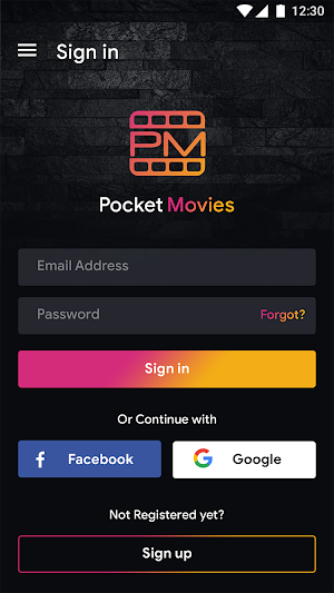 PocketMovies - Template Screenshot 0