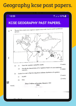Geography Kcse past papers. Screenshot 2