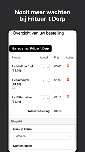 Frituur 't Dorp Screenshot 1
