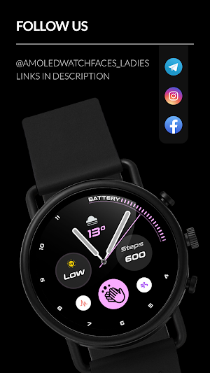 Awf Active Analog - watch face screenshot 3