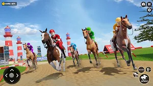 Horse Racing Simulator Game 3D Screenshot 1