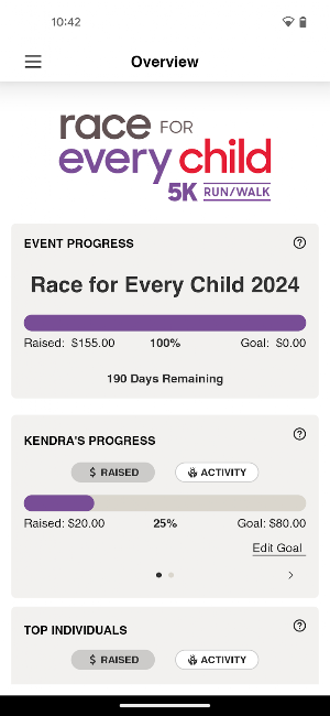 Race for Every Child Screenshot 1