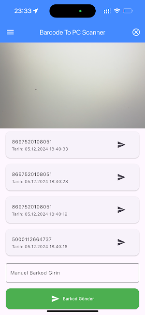 Barcode To Pc Scanner Screenshot 1