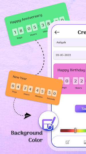 Countdown Widget - Days & Time Screenshot 2