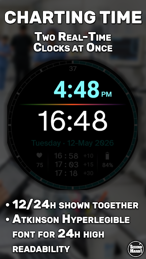 SHL Charting Time Watch Face Screenshot 1