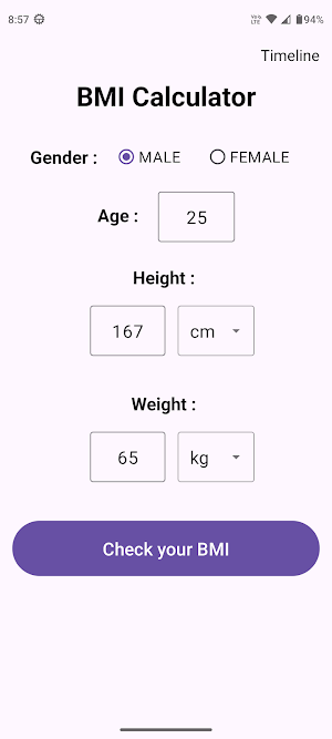 BodyIQ: Your BMI Companion Screenshot 0