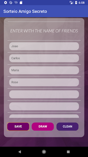 Secret santa generator at time Screenshot 0