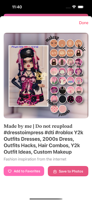 DTI Code Dress to Impress Code Screenshot 3