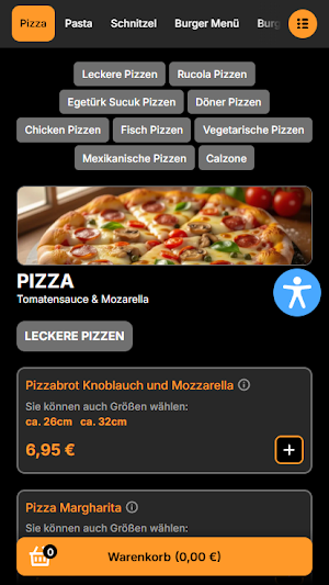 Prinz Pizzeria Ludwigshafen Screenshot 2