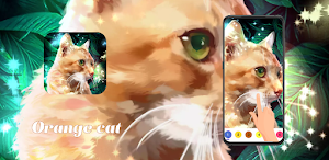 Orange Cat:Color Master by Number Coloring Book Screenshot 2