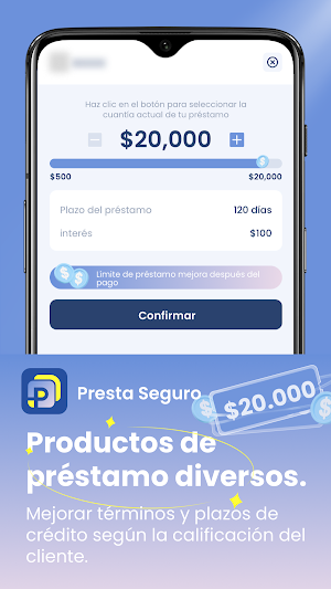 Presta Seguro - Dinero Flash Screenshot 1