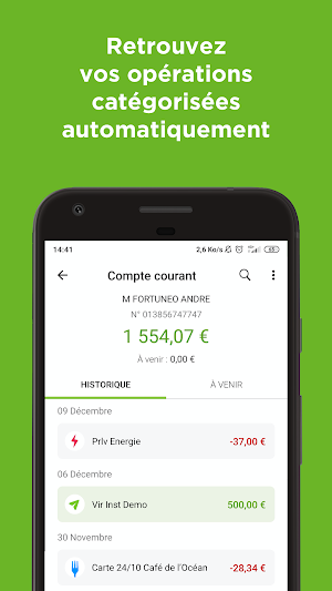 Fortuneo, mes comptes banque & bourse en ligne Screenshot 2