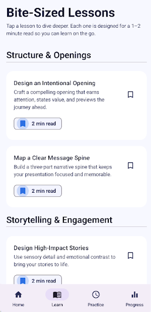 Presentation Skills Tips Screenshot 0