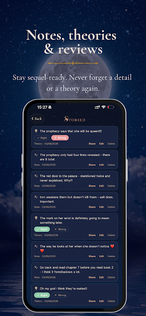 Storied: Book Reading Tracker Screenshot 2