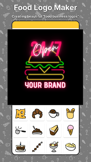 Food Logo Maker, Logo Designer Screenshot 2