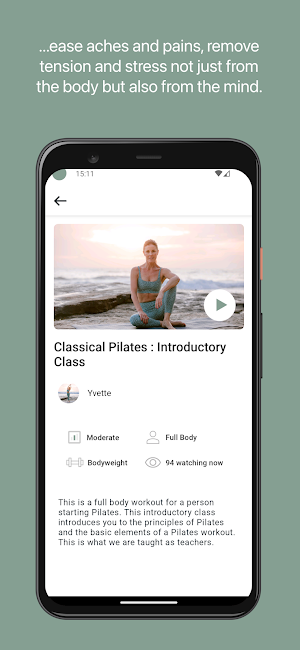 Yvette Flow Pilates Screenshot 3