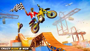 Real Bike Stunt Master: New Superbike Racing Games Screenshot 1