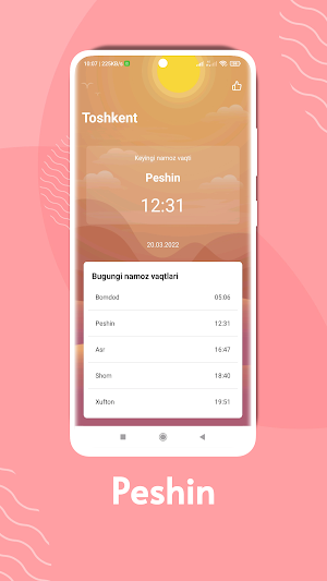 Namoz Vaqti 2022 Screenshot 1