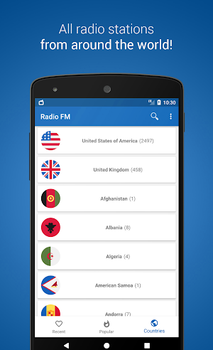Radio FM Player - TuneFm Screenshot 2