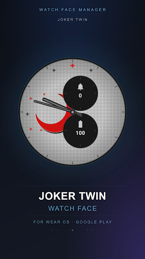Joker Twin Watch Face Screenshot 3