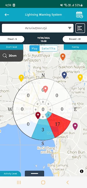 TMD Lightning warning system Screenshot 2