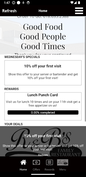 R&B's Family Restaurant Screenshot 0
