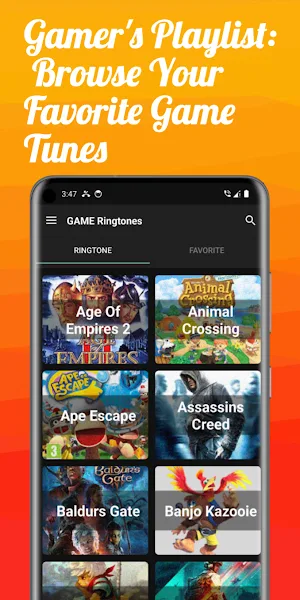 Game Ringtones: Epic Sounds Screenshot 1