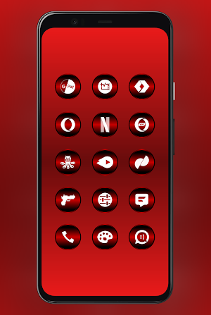 Delight Red Icons By Arjun Arora Screenshot 1