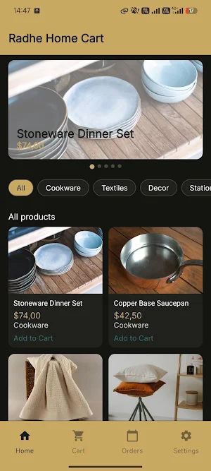 Radhe Home Cart Screenshot 3