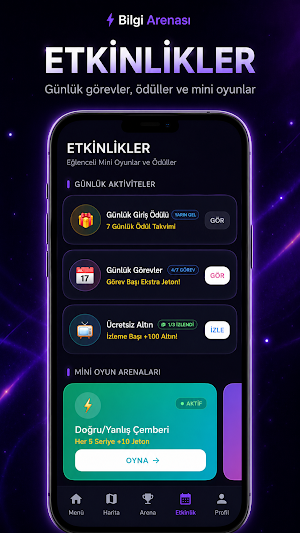 Bilgi Arenası: Quiz Oyunu Screenshot 1